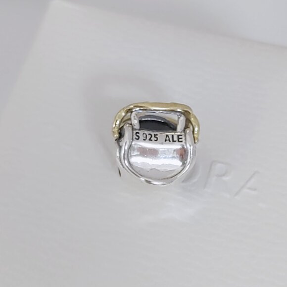 Pandora Green Bay Packers NFL Football Helmet Charm 14K Gold and S925 Silver - Picture 7 of 9